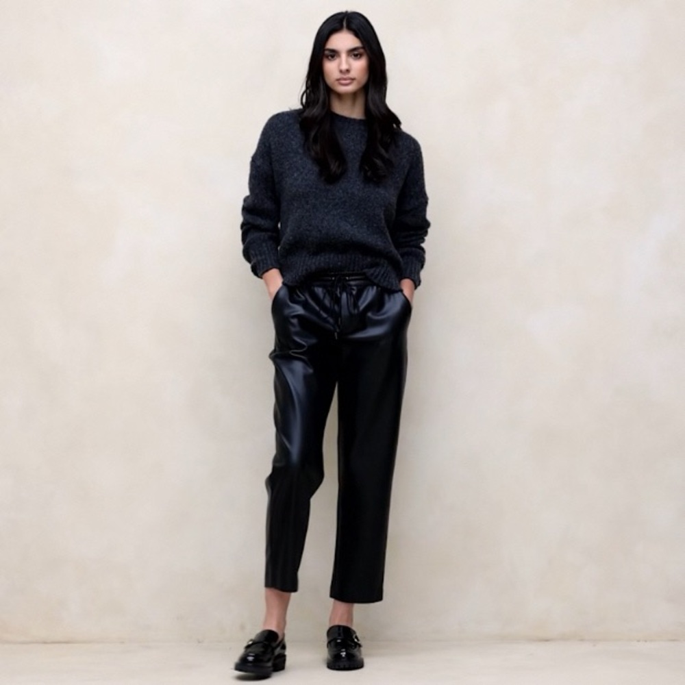 Calvin Klein pleather joggers